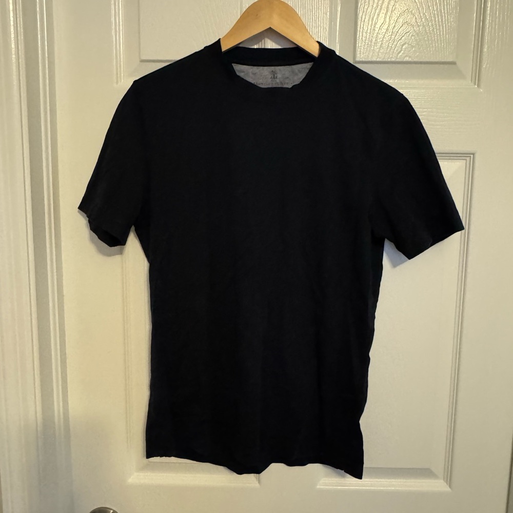 Brunello Cucinelli Black Short Sleeve Tee